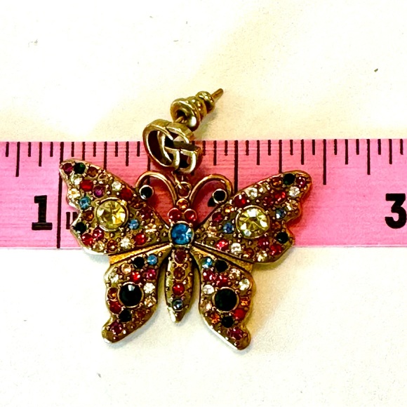 Gucci Butterfly Earrings w COA - Picture 6 of 6